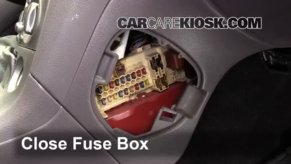 Interior Fuse Box Location: 2000-2005 Toyota Celica - 2001 Toyota